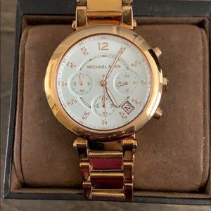 Michael Kors rose gold watch